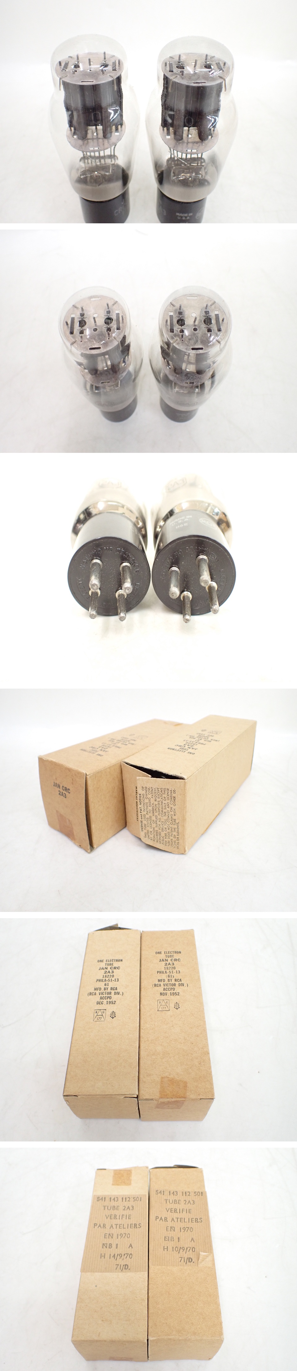 RCA 2A3 真空管中古品 2本セット Yahoo!オークション -「rca 2a3」の落札相場・落札価格